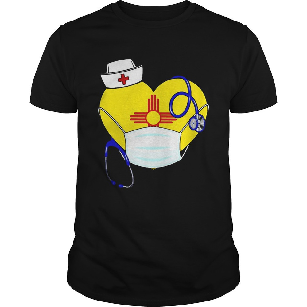 Love New Mexico Nurse Mask Coronavirus Shirt